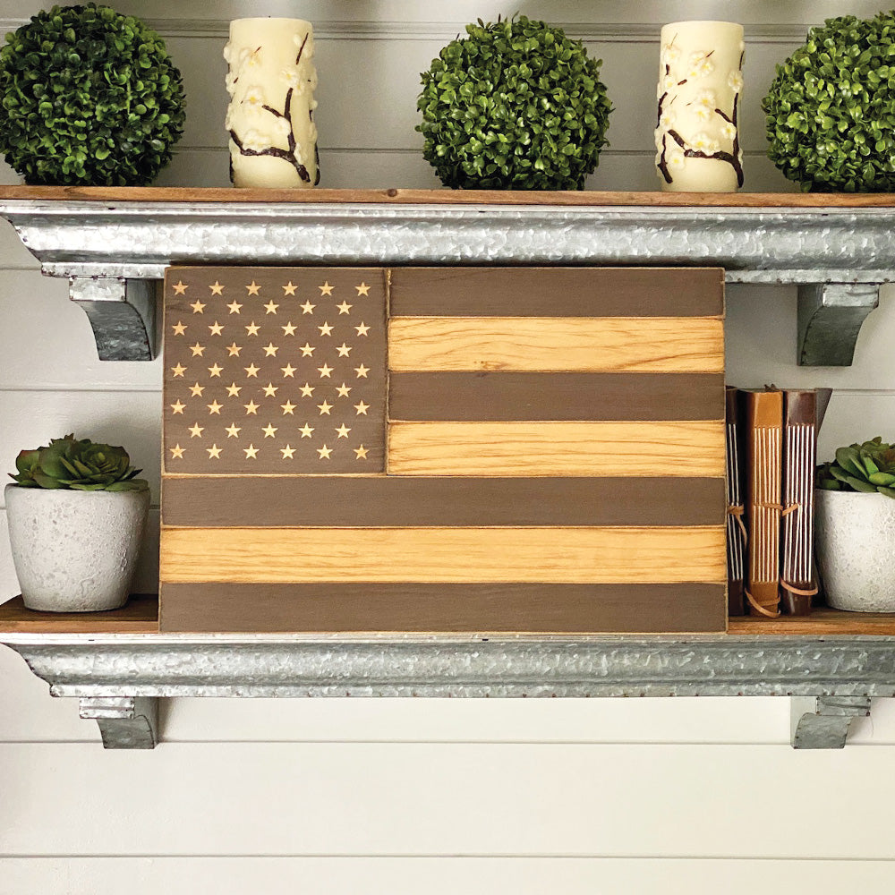 Natural Classic American Flag