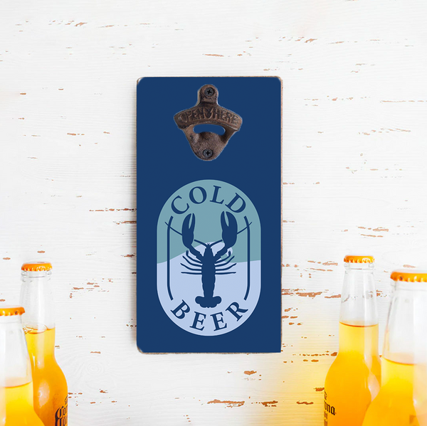 Cold Beer Lobster Bottle Opener