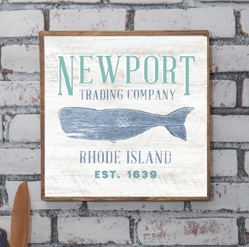 Exclusive Newport Trading Co 24” x 24” Wall Art