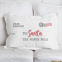 Letter To Santa Personalized Lumbar Pillow