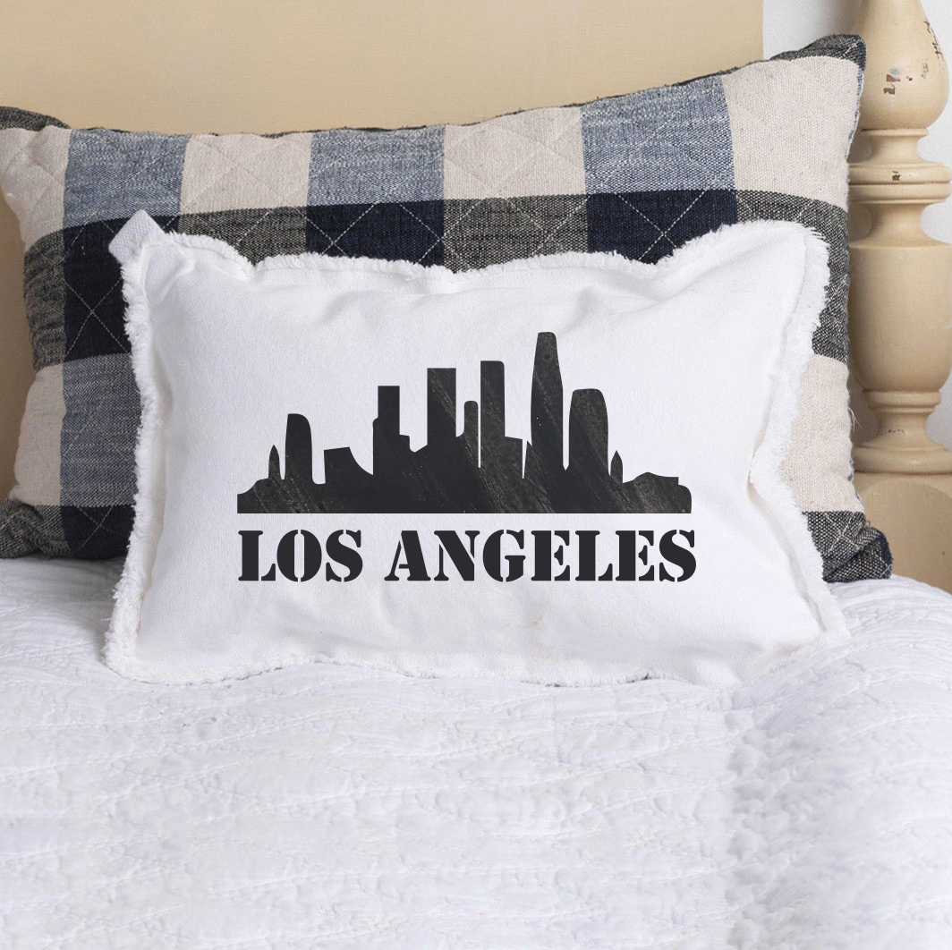 Your City Skyline Lumbar Pillow