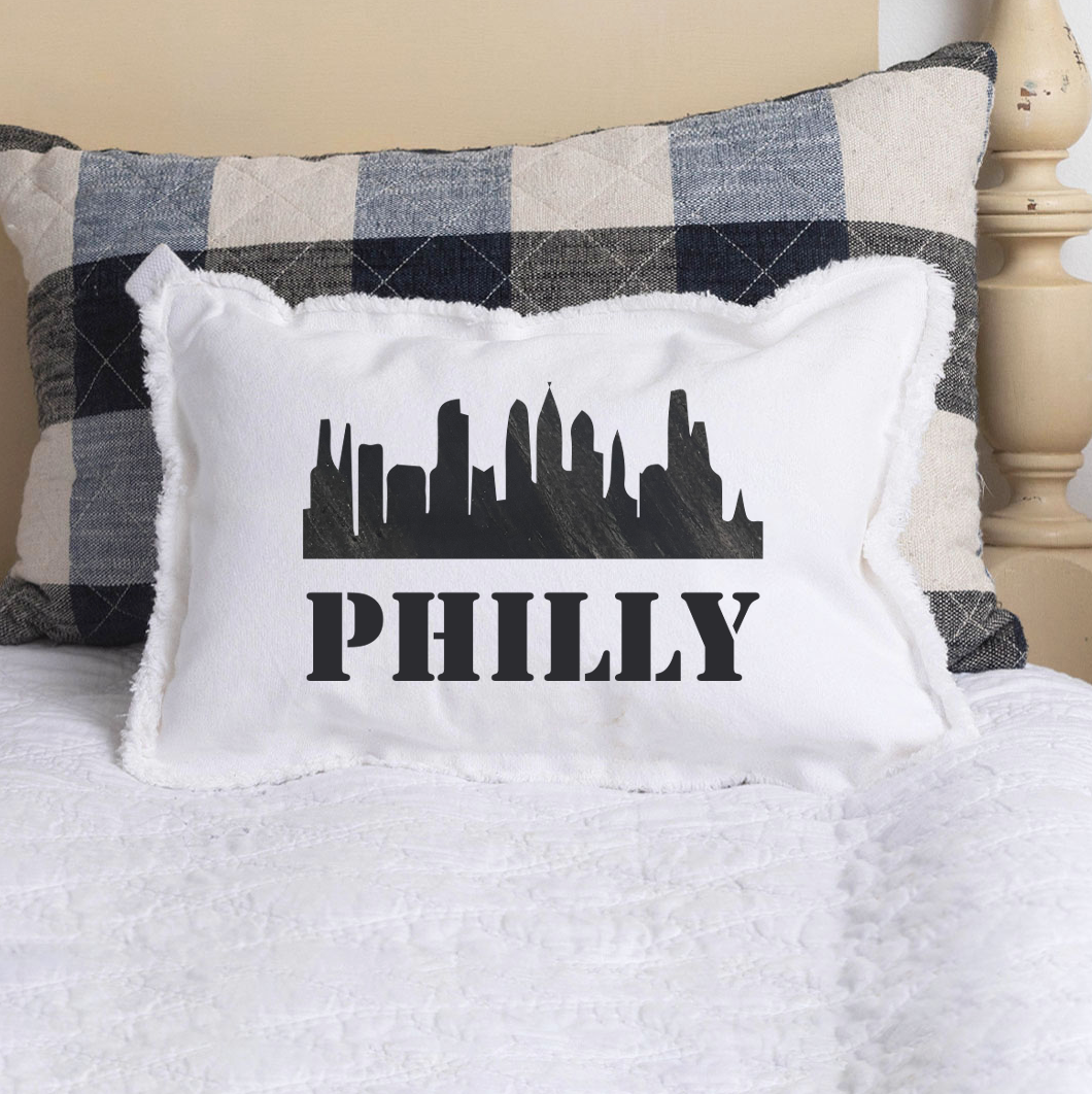 Your City Skyline Lumbar Pillow