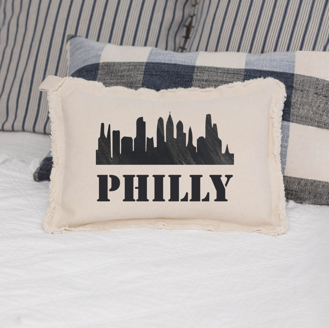 Your City Skyline Lumbar Pillow