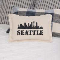 Your City Skyline Lumbar Pillow