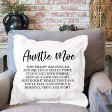 Load image into Gallery viewer, Personalized Hug Square Pillow
