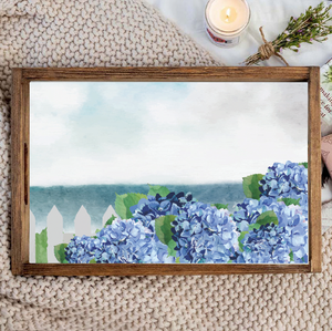Hydrangea Dreams Serving Tray