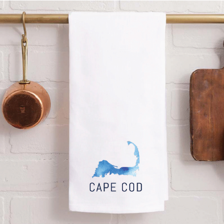 Watercolor Cape Cod Tea Towel