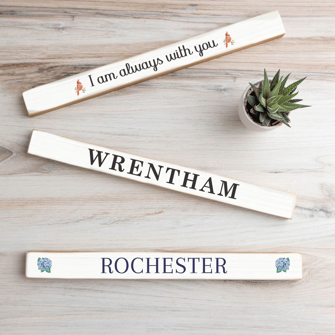 Cardinal Skinny Wooden Sign