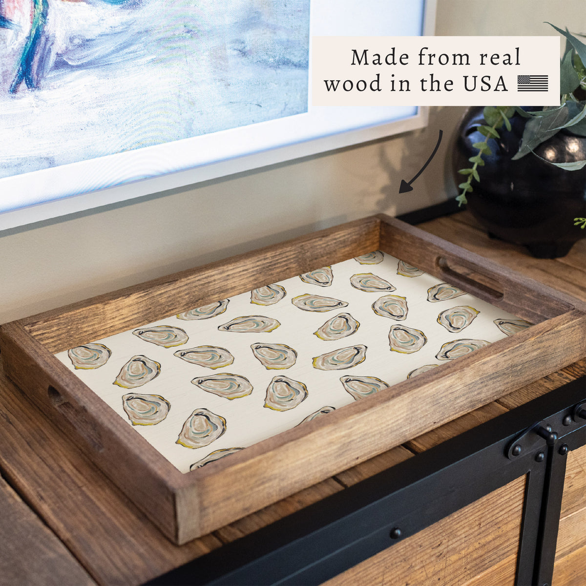 Harbor Oysters Serving Tray