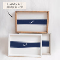 Bermuda Navy Serving Tray
