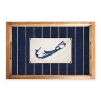 Bermuda Stripes Serving Tray