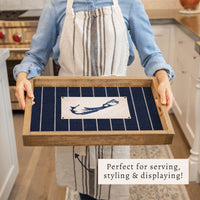 Bermuda Stripes Serving Tray