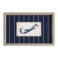 Bermuda Stripes Serving Tray
