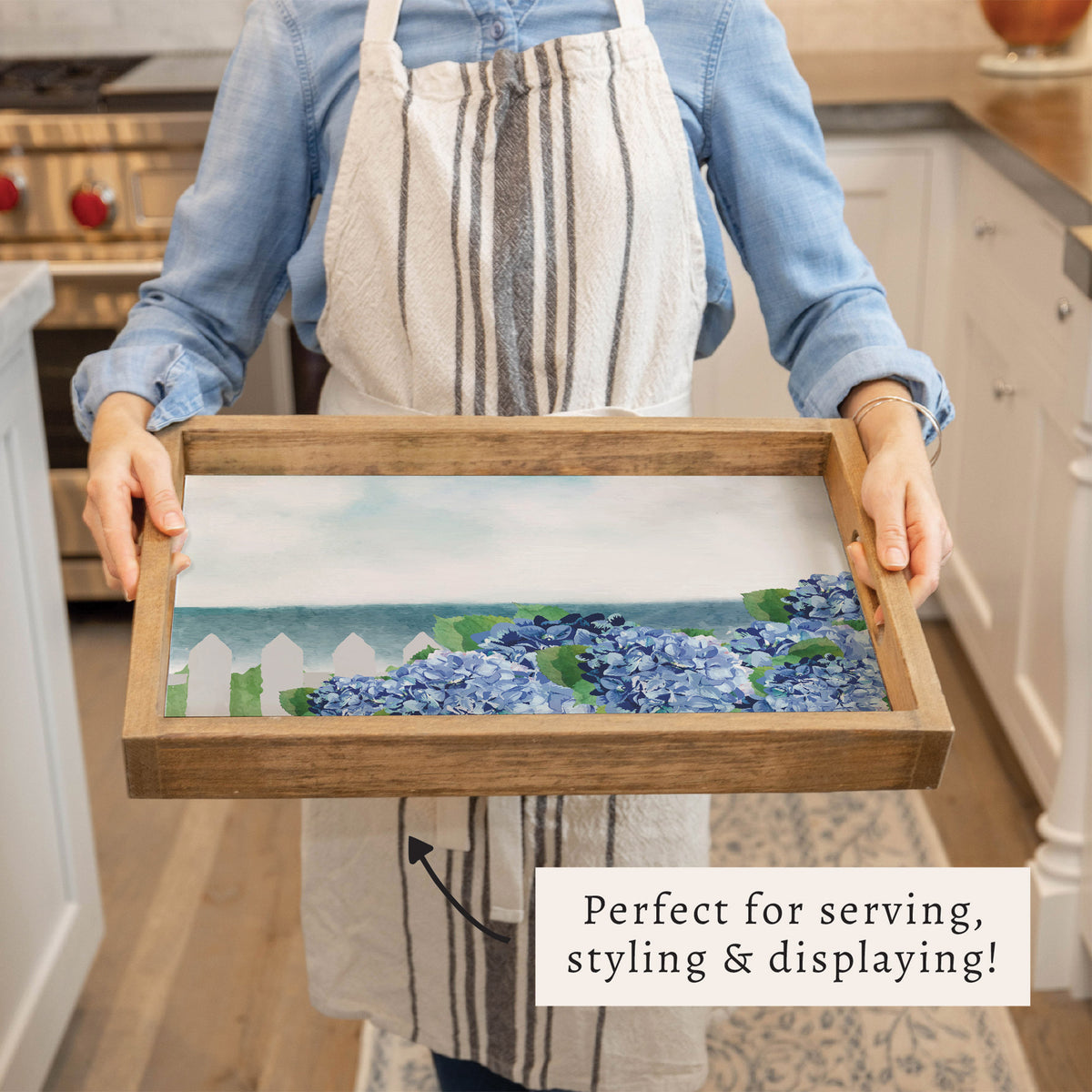 Hydrangea Dreams Serving Tray