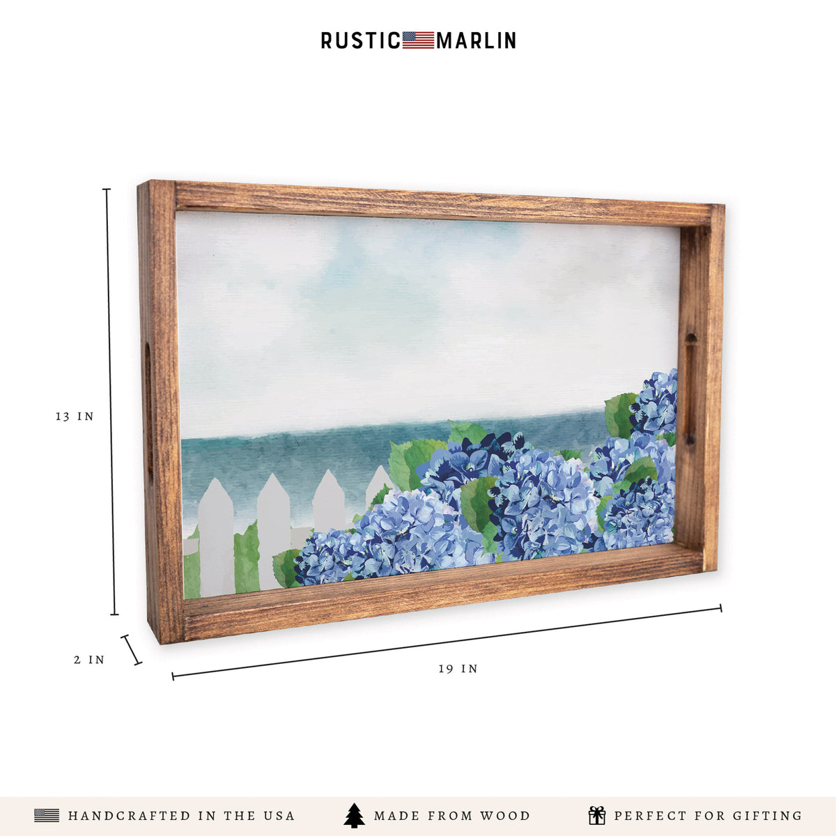 Hydrangea Dreams Serving Tray