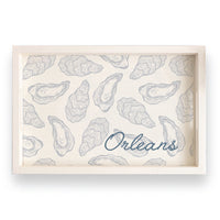 Oysters Personalized Serving Tray