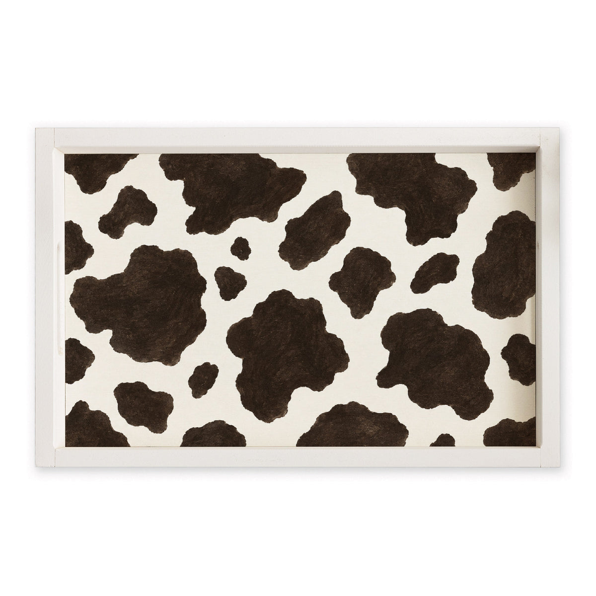 Cow Print Serving Tray