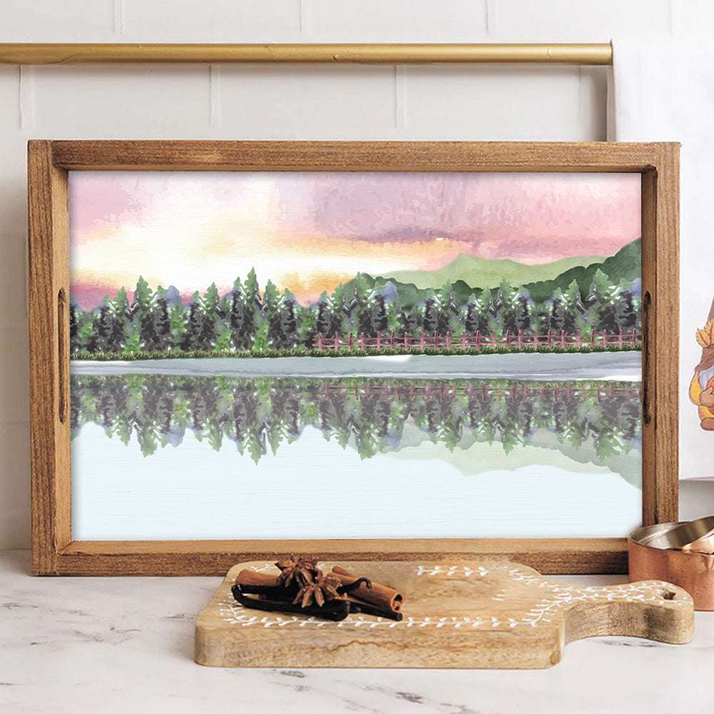 Lake Serving Tray
