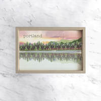 Lake Personalized Serving Tray