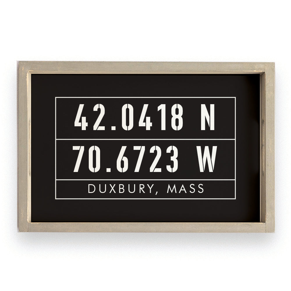 Coordinates Personalized Serving Tray