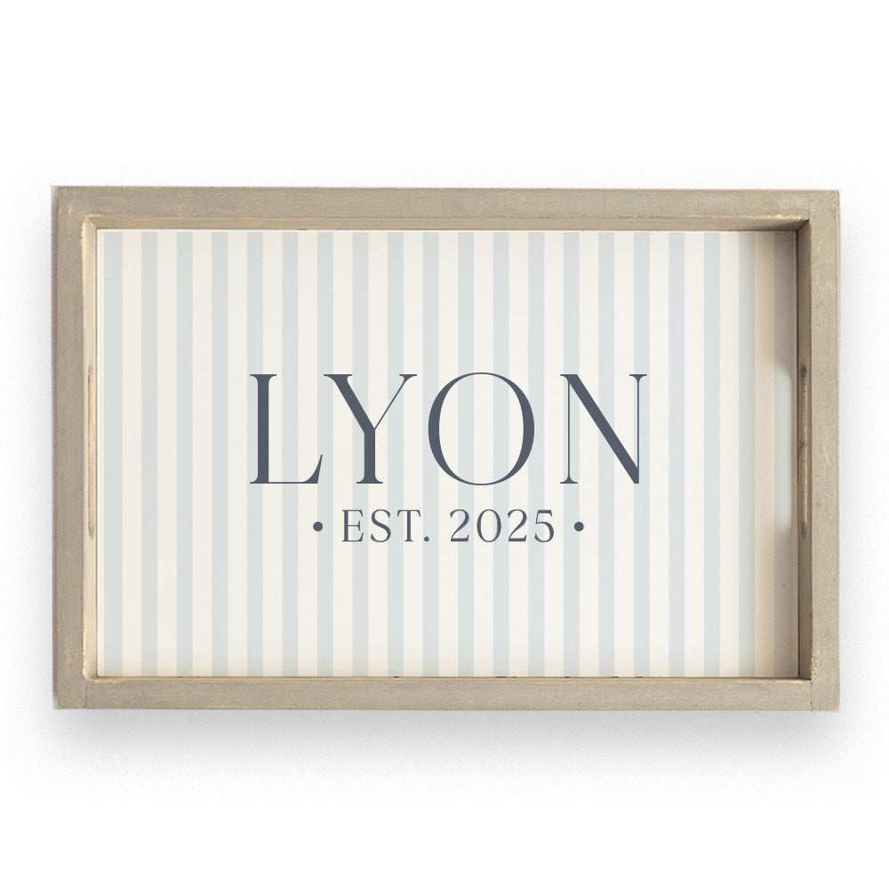 Established Last Name Serving Tray