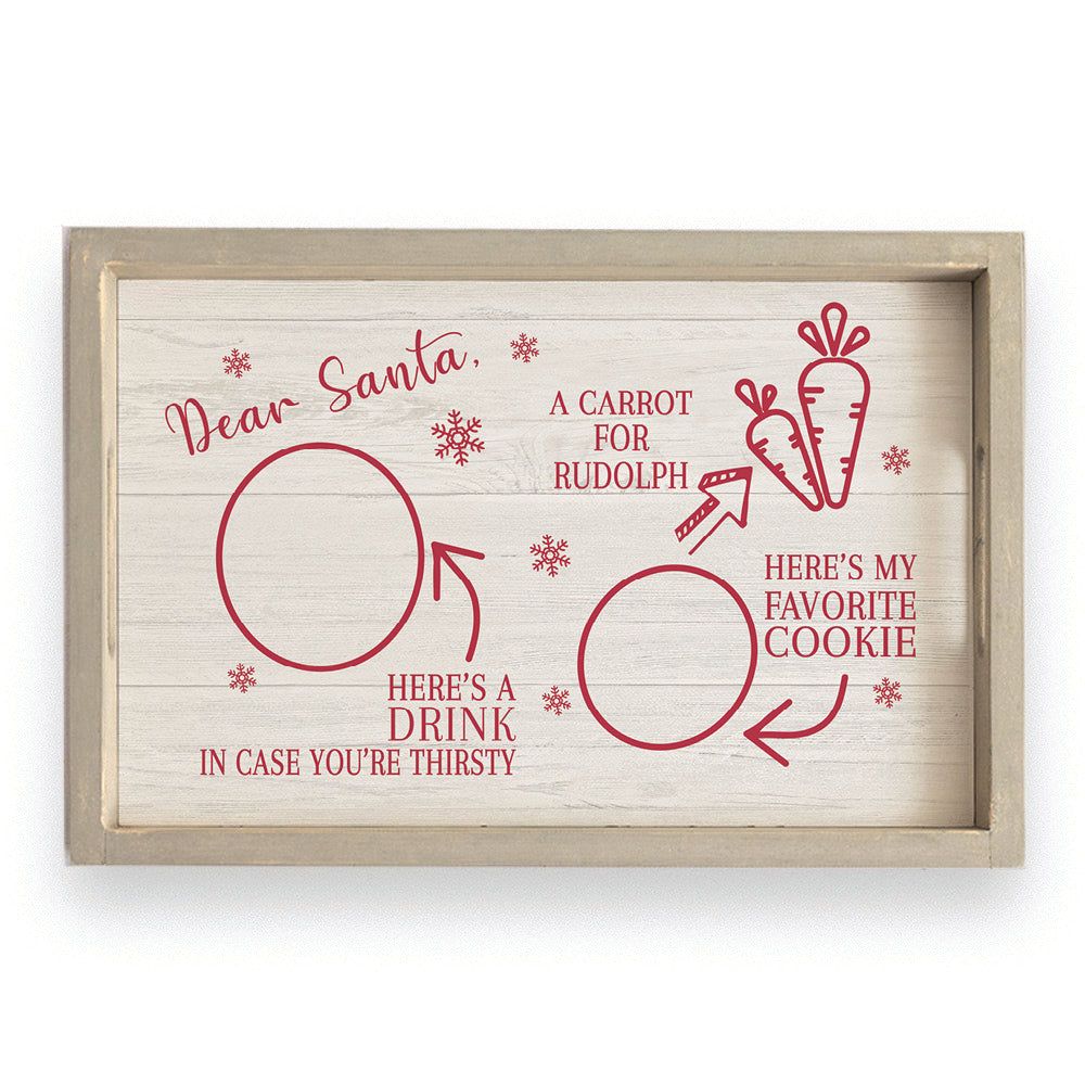 Dear Santa Serving Tray