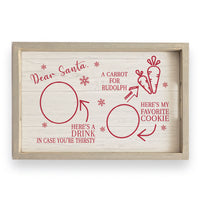 Dear Santa Serving Tray