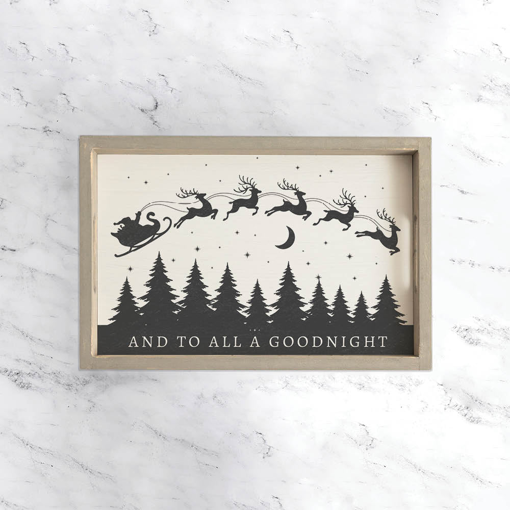 And To All A Goodnight Serving Tray