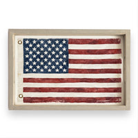 American Vintage Flag Serving Tray