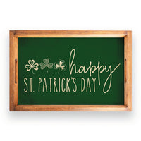 Happy St Patrick's Day Serving Tray
