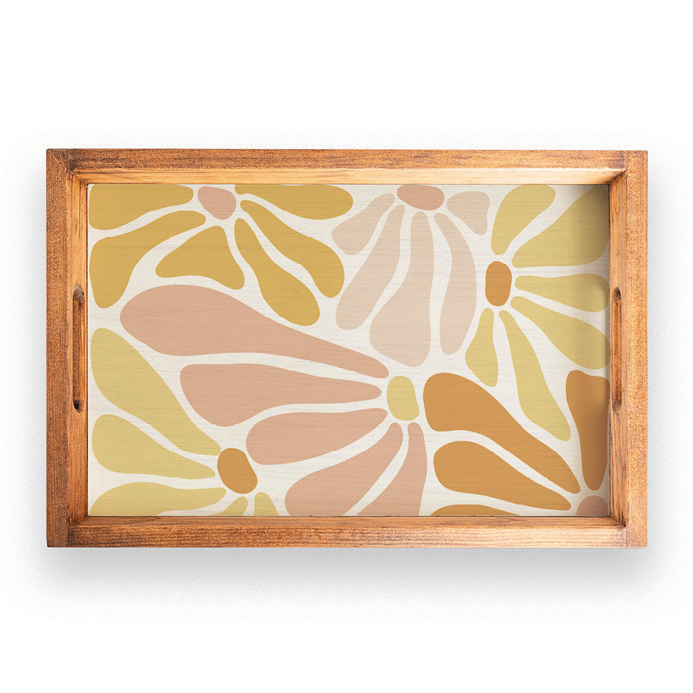 Boho Floral Serving Tray