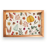 Fall Pattern Serving Tray