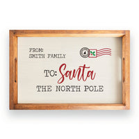 Santa Letter Personalized Serving Tray