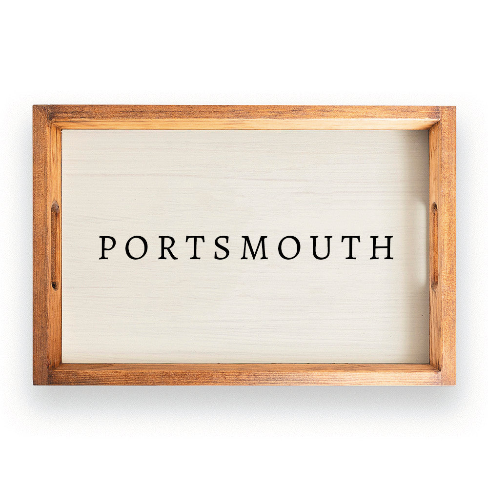 Weathered Personalized Serving Tray