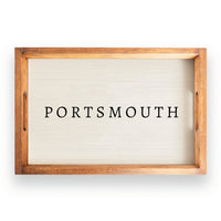 Weathered Personalized Serving Tray