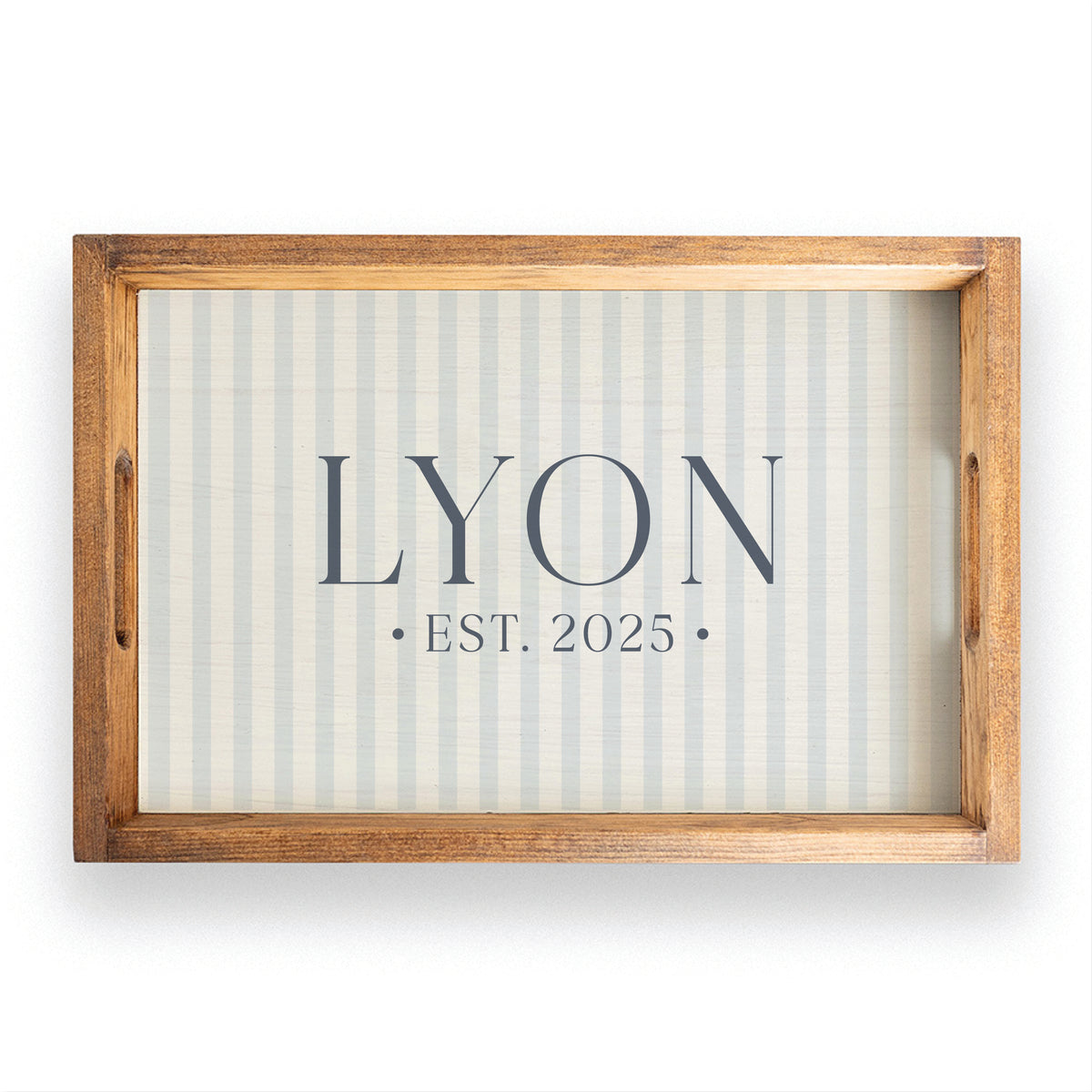 Established Last Name Serving Tray