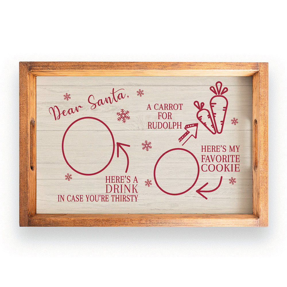 Dear Santa Serving Tray