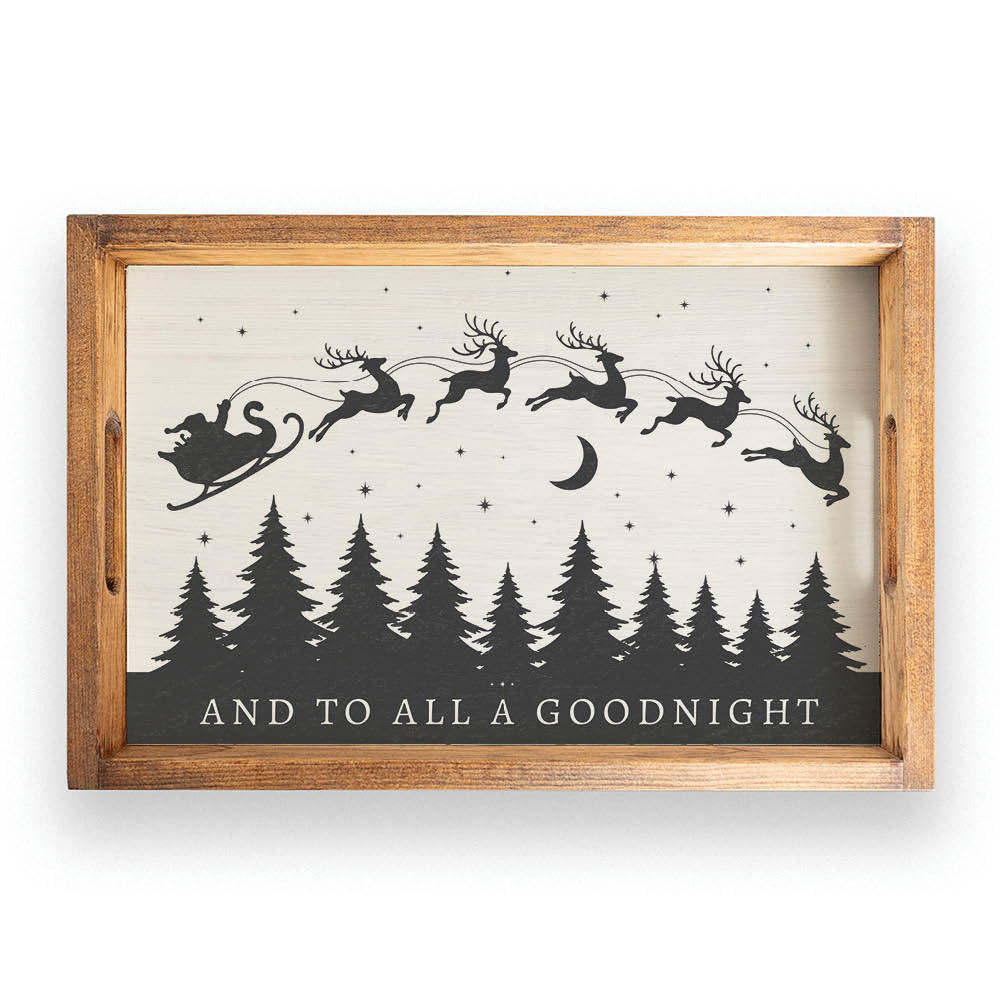 And To All A Goodnight Serving Tray