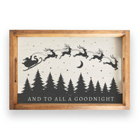 And To All A Goodnight Serving Tray