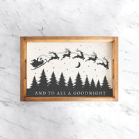 And To All A Goodnight Serving Tray