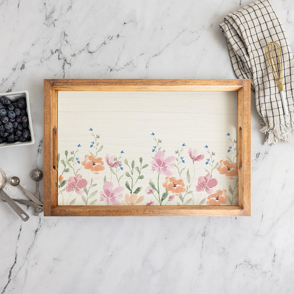 Wildflowers Serving Tray