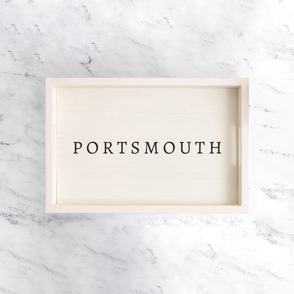 Weathered Personalized Serving Tray