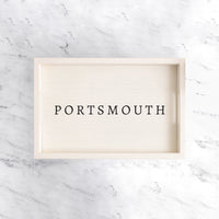 Weathered Personalized Serving Tray