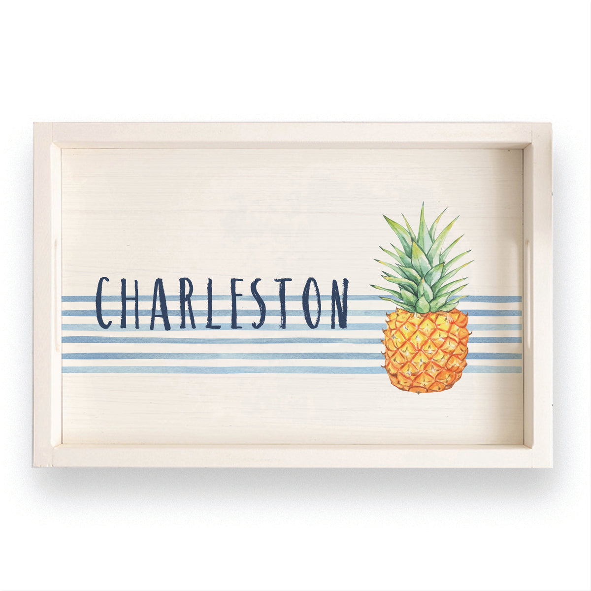 Pineapple Personalized Serving Tray