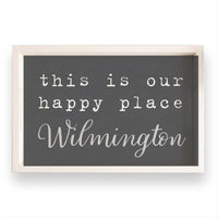 This Is Our Happy Place Personalized Serving Tray