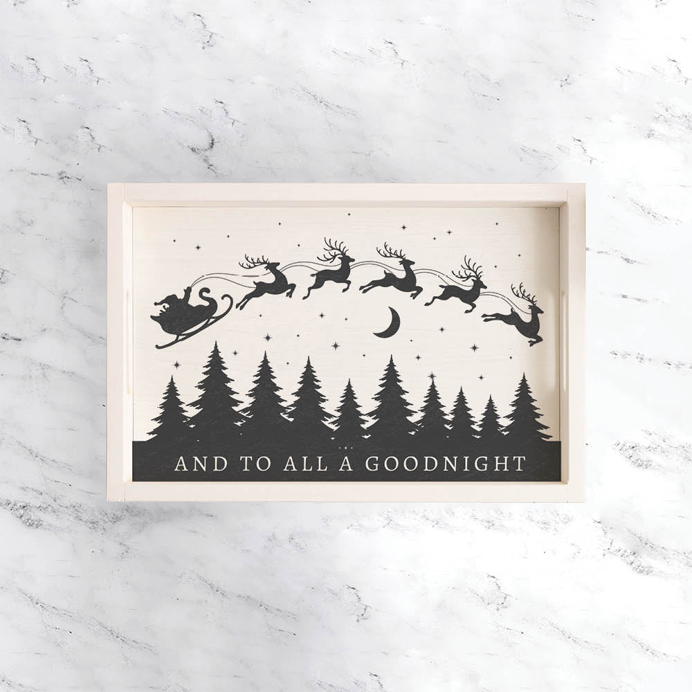And To All A Goodnight Serving Tray