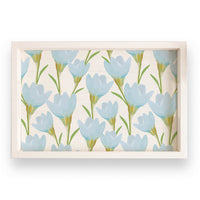 Blue Blossom Serving Tray