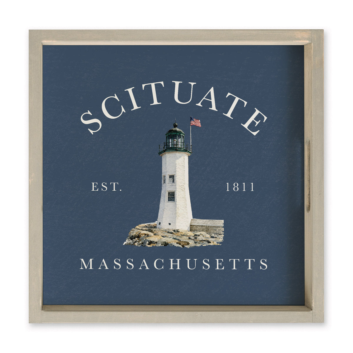 *Scituate Lighthouse Serving Tray