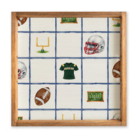 Green B Ay Football Icons Serving Tray