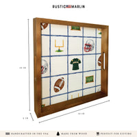 Green B Ay Football Icons Serving Tray